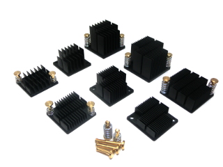 Heat Sinks with integrated Attachment Tabs