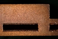 Copper block pedestal section