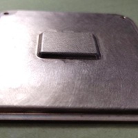 Pressed protrusion